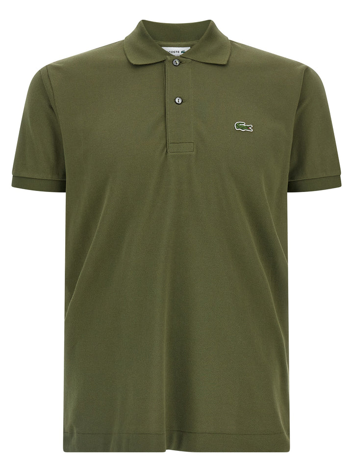 Lacoste Logo Patch  Shirt Polo - Verde | 4bc9364332871323ab8035dda6af821bdacb9180