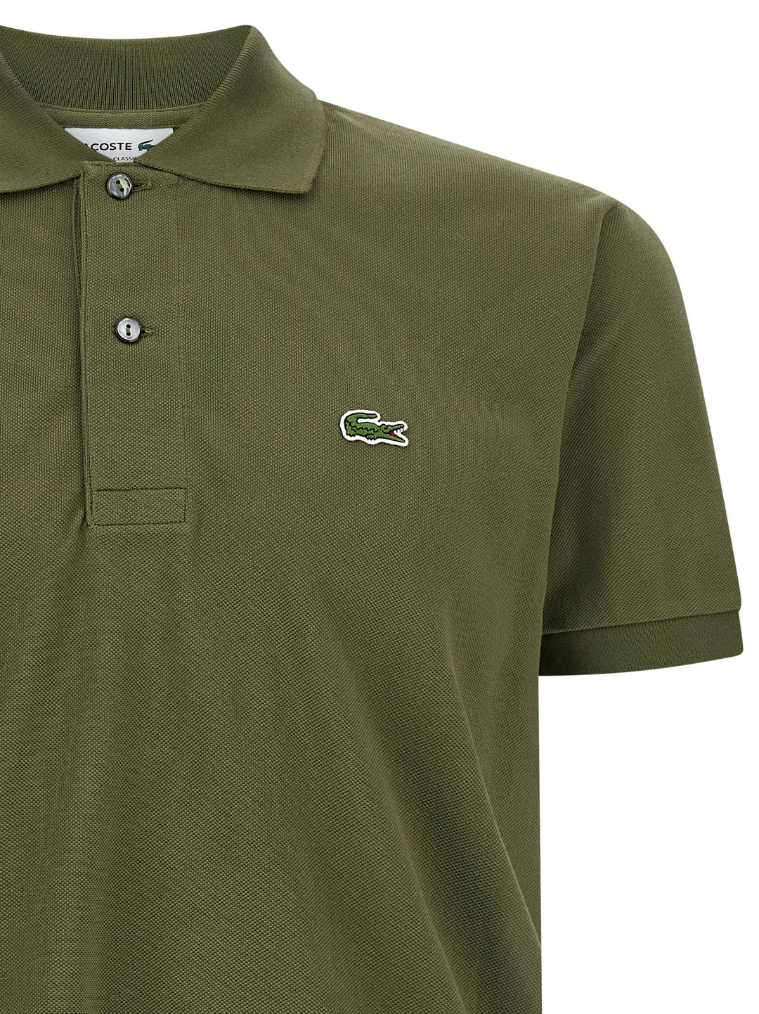 Lacoste Logo Patch  Shirt Polo - Verde | ab978511ce79931ce3b5444dee6354811fefccb4