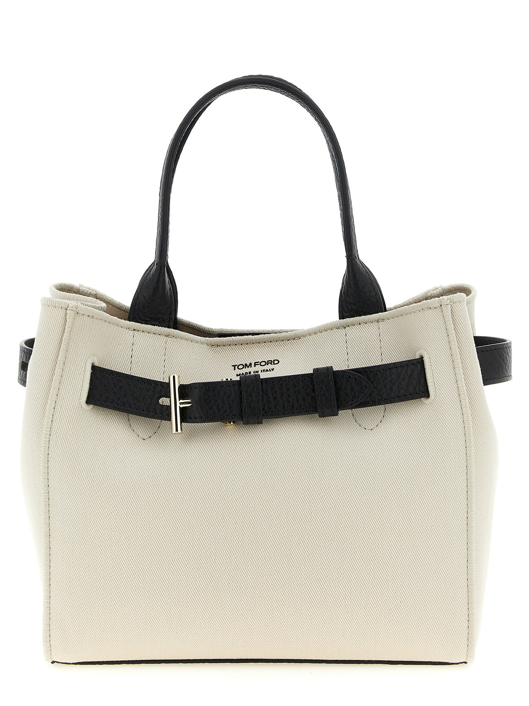 Tom Ford Audrey Tote - Bianco/Nero | 525b633205260194b6169be5ac0ccf7620322a8a