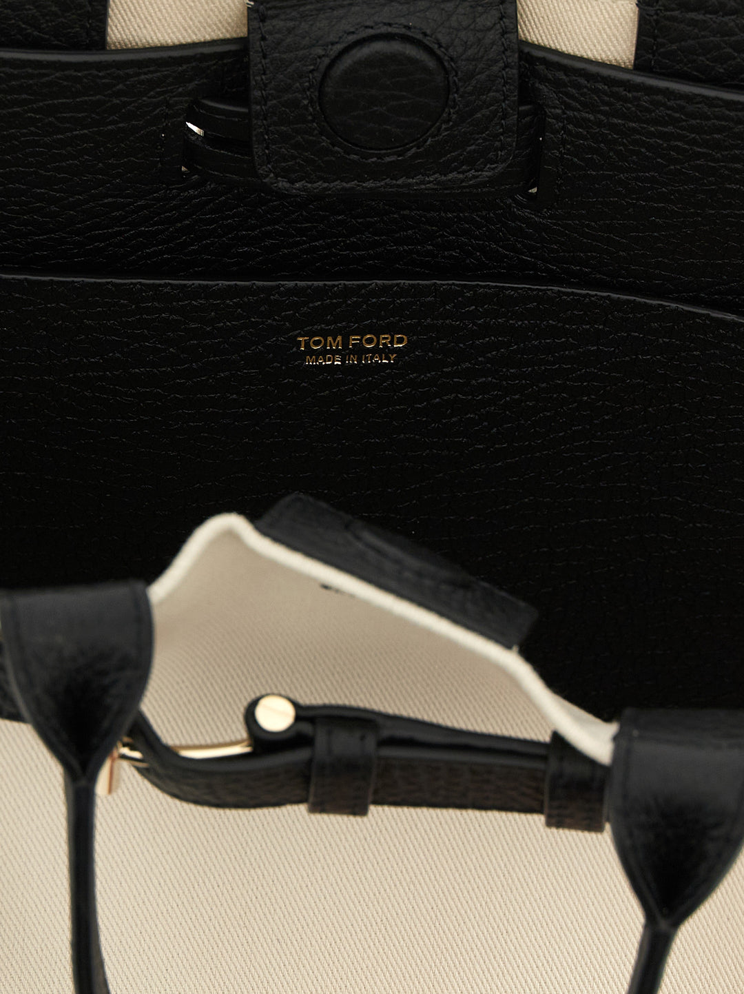 Tom Ford Audrey Tote - Bianco/Nero | 61aa1d65a5b7f3d756057059e0a1150d67275d5e