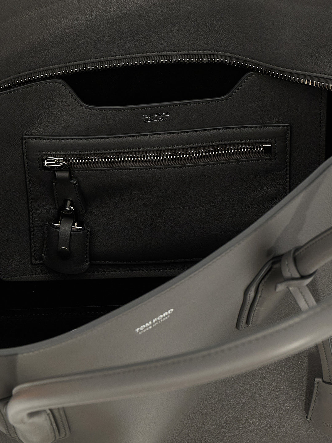 Tom Ford Logo Shoulder Bag Borse a Spalla e Tracolla - Grigio | 44de7145785c7b99105875f65459bd2ba5f92beb