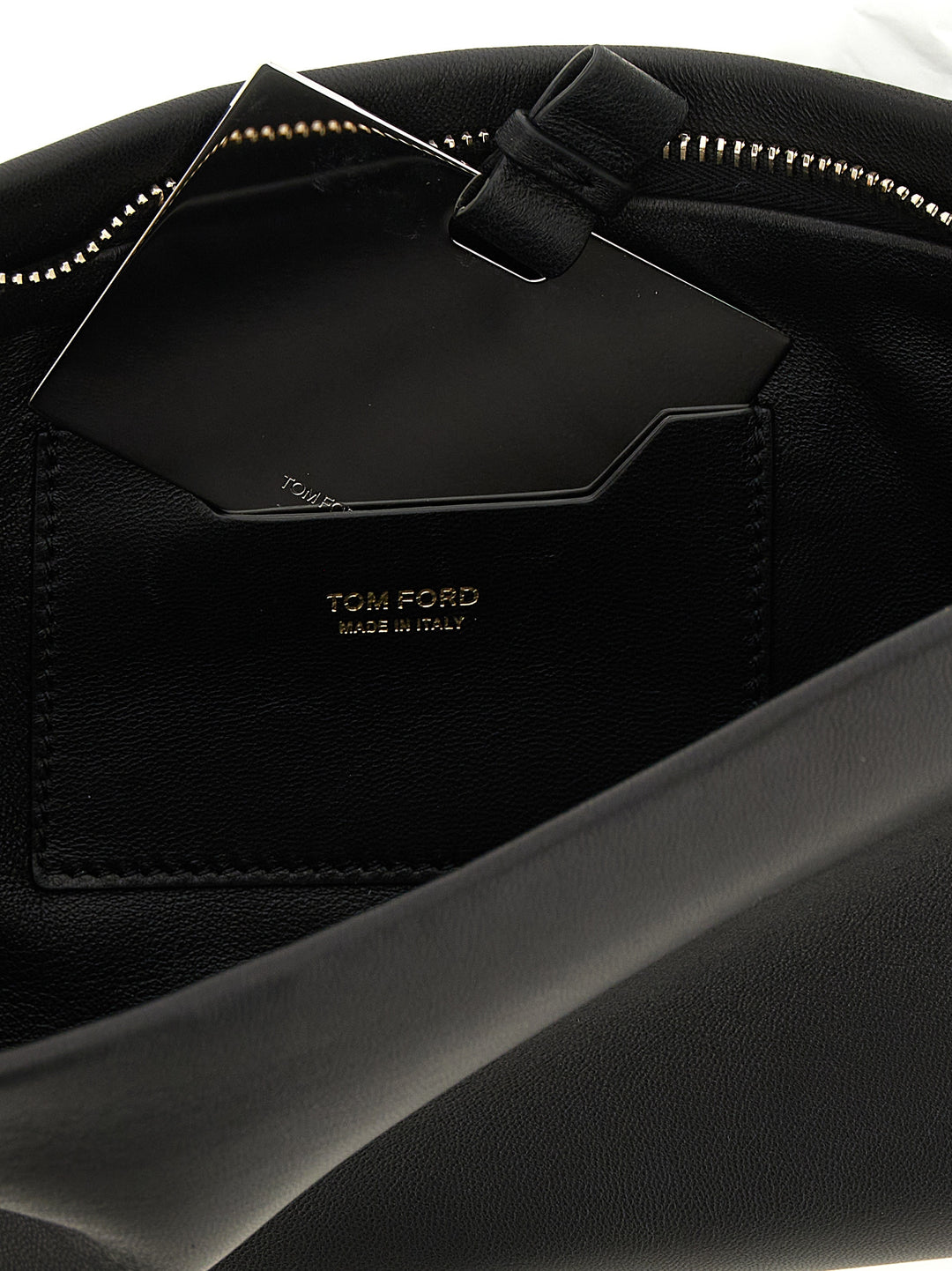 Tom Ford Nappa Leather Clutch - Nero | b489dbe9a014127f8c5dd8754177fd987d627391