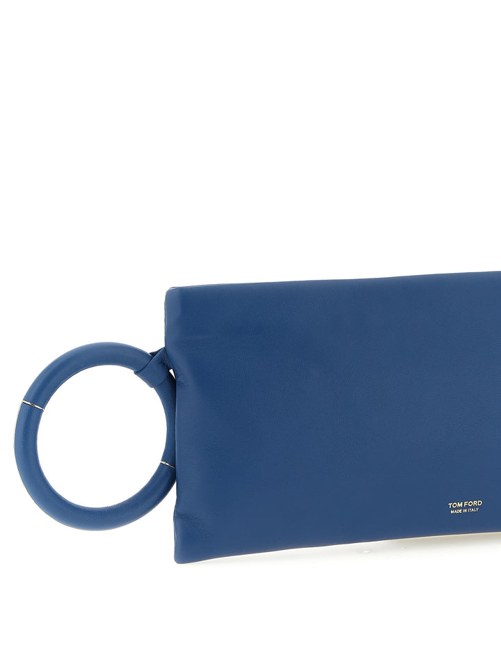 Tom Ford Bangle Clutch - Blu | 1545e18d5650d4ecea1bd722ea8787e56df344b3