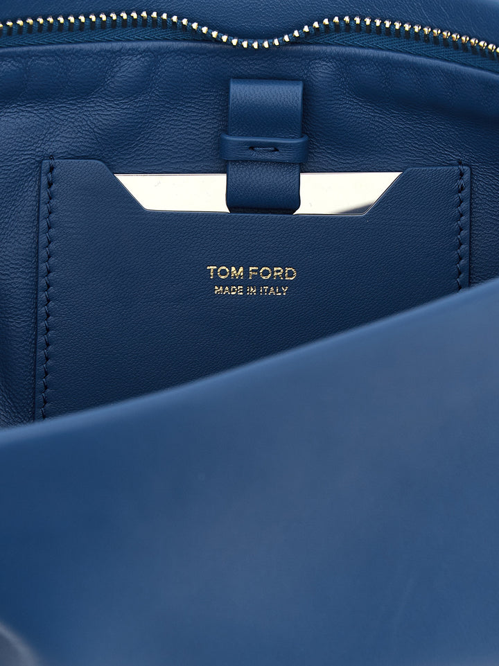Tom Ford Bangle Clutch - Blu | f56b0f877b3046c8b9f8742e304e6fdfa50cd889