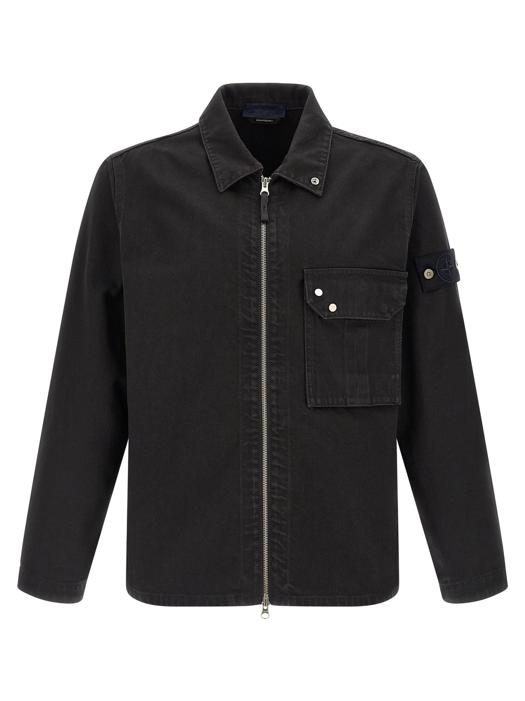 Stone Island Denim Overshirt Camicie - Nero | 78c716d839e1e9555e68bf7953e7e96156bc239b