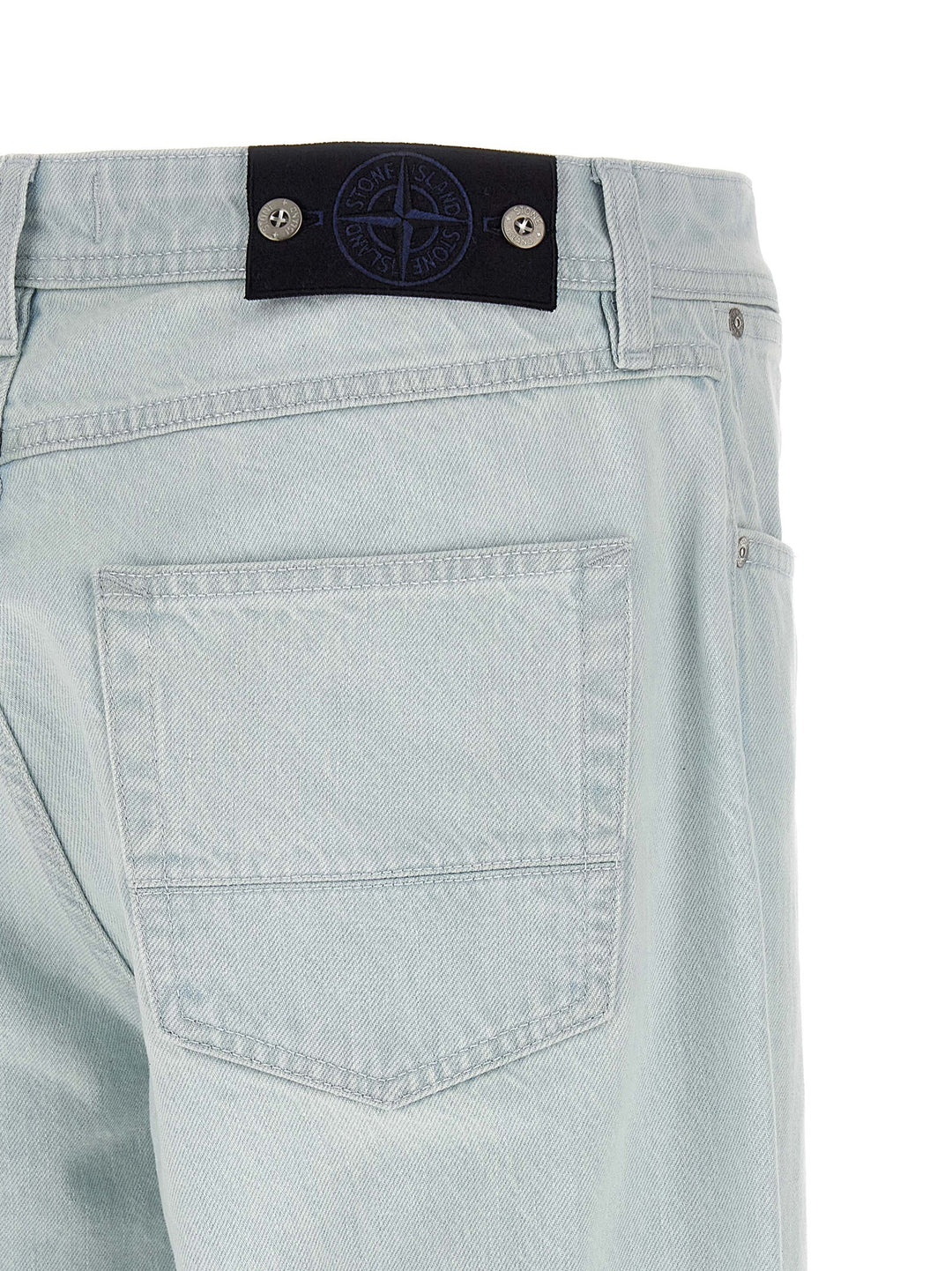 Stone Island Indigo Denim Jeans - Celeste | 5cdceecc75b30b1cd5bb70c86394c8d65f5b7e8a