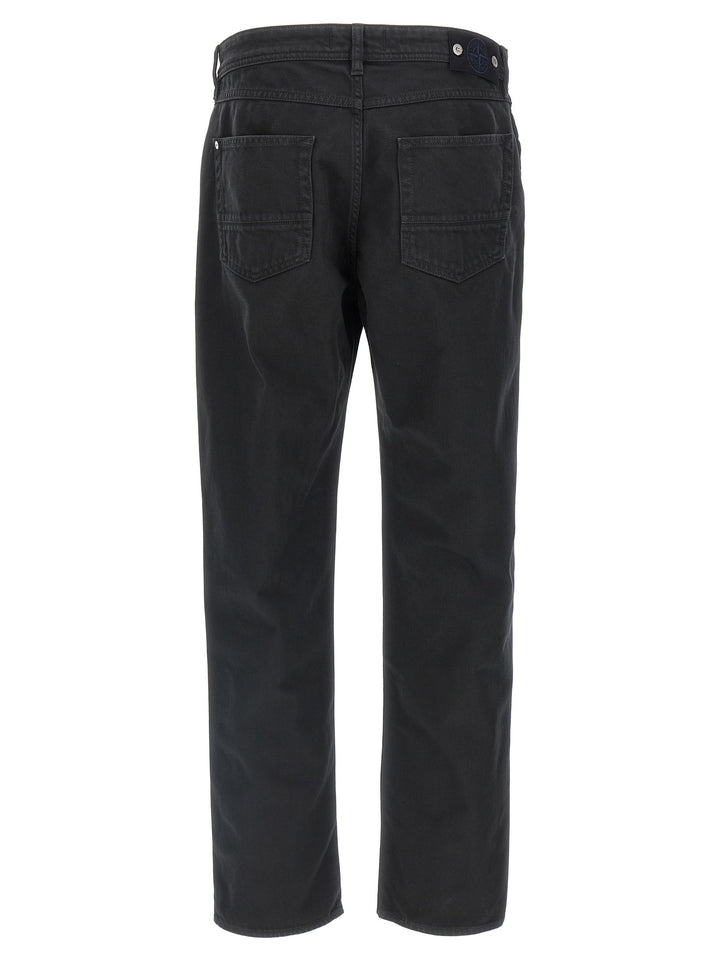 Stone Island Light Bull Denim Jeans - Nero | e4ded3abe8b9f0d8ce3f9fbdf65dee2750d98b35