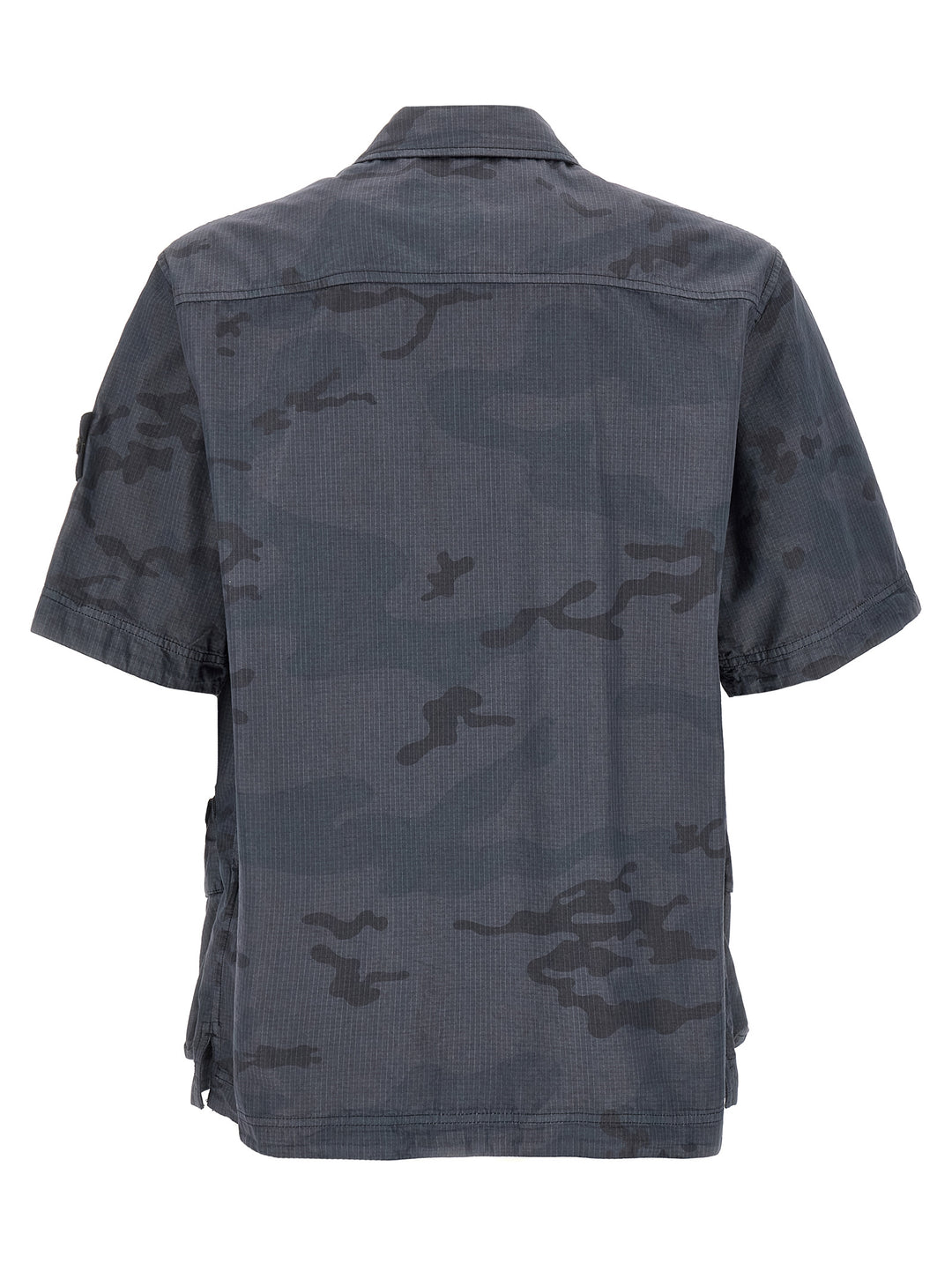 Stone Island Camouflage Shirt Camicie - Blu | 7e287986bfd5c91bc1fbf134a97fe3dccd0e0e60