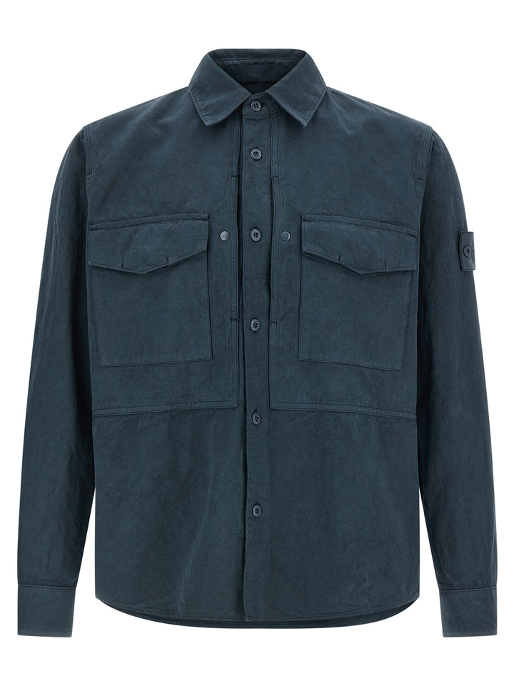 Stone Island 1200012 Camicie - Blu | 70c13c4923c4ce17dee68f9109dc89f050d7faf6