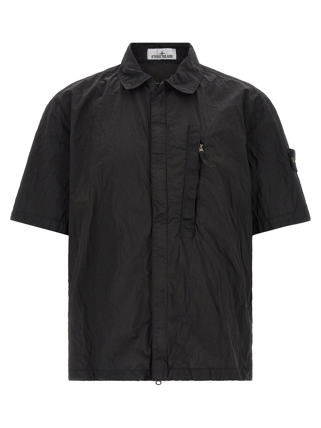 Stone Island Overshirt Nylon Metal Camicie - Nero | df8b95a072a89019e71db99942c307a92028f50d