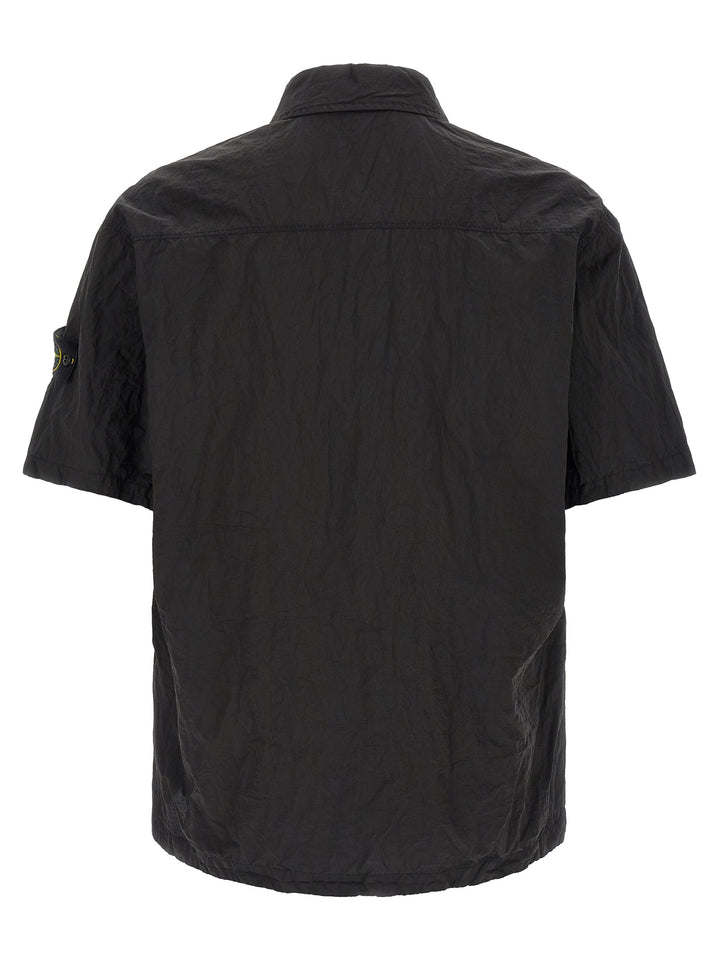 Stone Island Overshirt Nylon Metal Camicie - Nero | a50a88c62ea58a700b8e425de4ff82d41e5fdd21