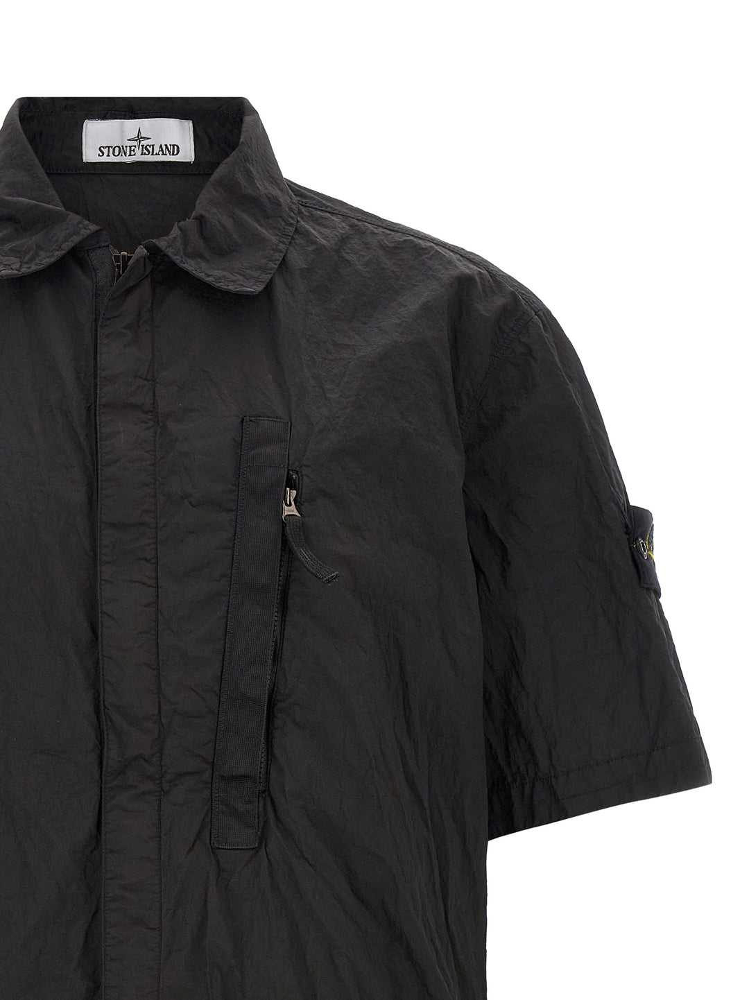 Stone Island Overshirt Nylon Metal Camicie - Nero | bca52f661417c619aadd8eee314dd647e27b1130