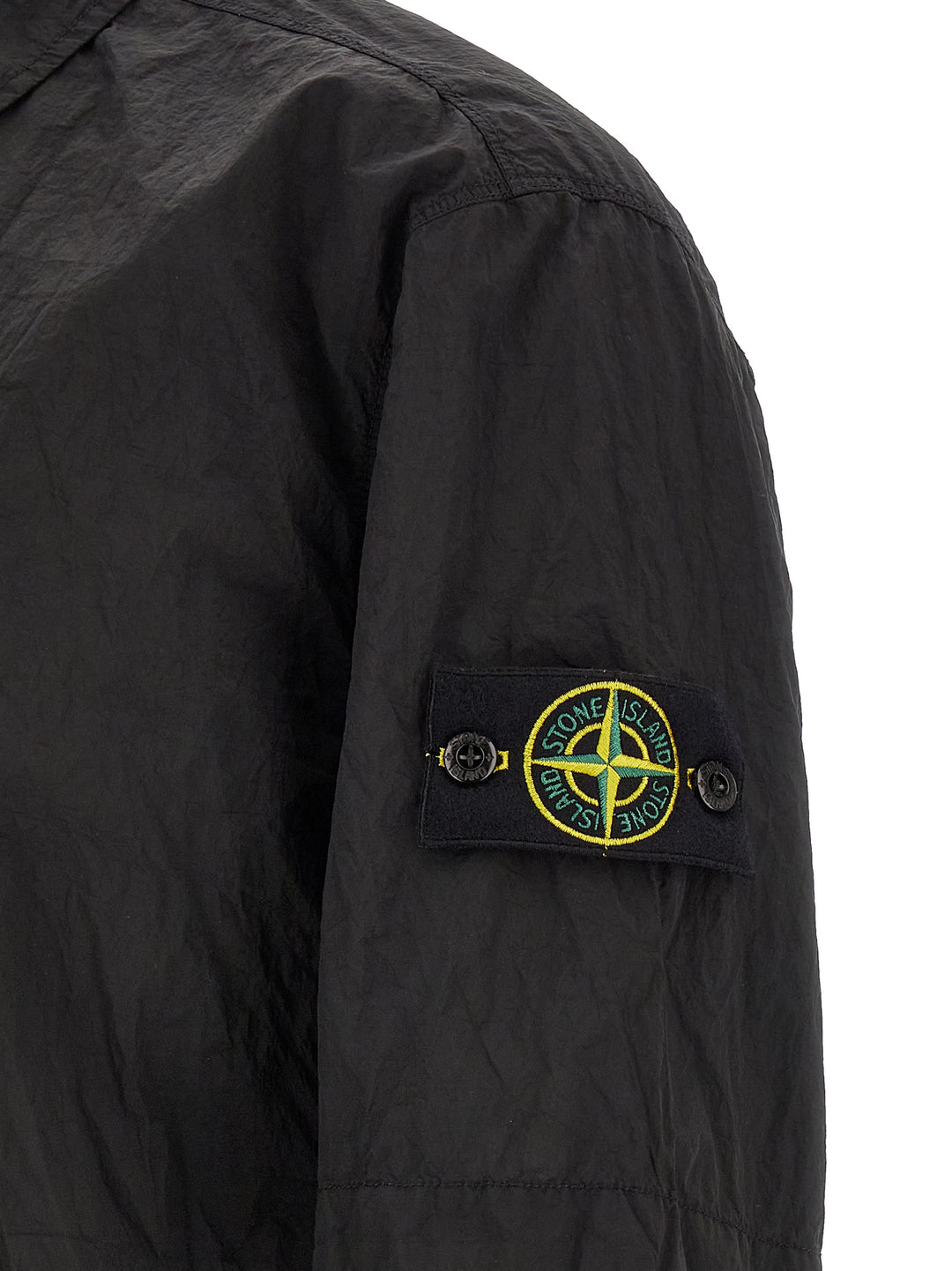 Stone Island Overshirt Nylon Metal Camicie - Nero | a6157c3cba31caef8e9ebb41bf608e67c083bf97