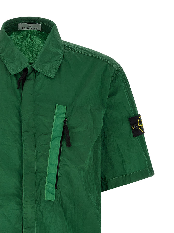 Stone Island Overshirt Nylon Metal Camicie - Verde | 052a4abea05e75b7225c59eb1b605cfee95ddd9a