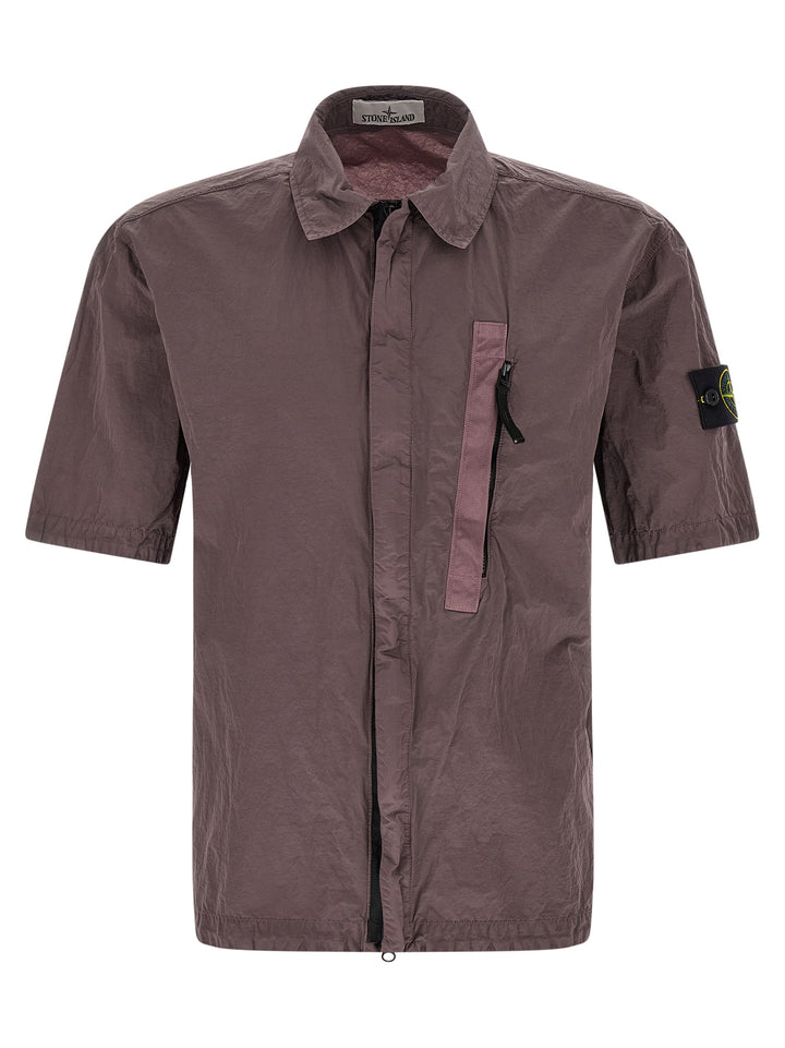 Stone Island Overshirt Nylon Metal Camicie - Viola | b4d79e7c6c54f7867de01efbc3007fc195da6c04