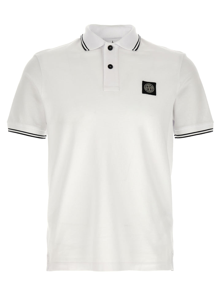 Stone Island 2200010 Polo - Bianco | b9c74aca0749631f29bbca13245712cc0b2fa78f