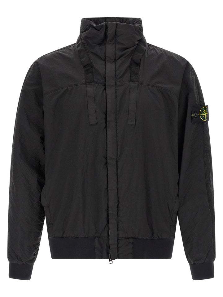 Stone Island Bomber Nylon Metal Watro Puffer Jackets - Nero | bab34edc1ded53ff589a462280b415cc8d351d75