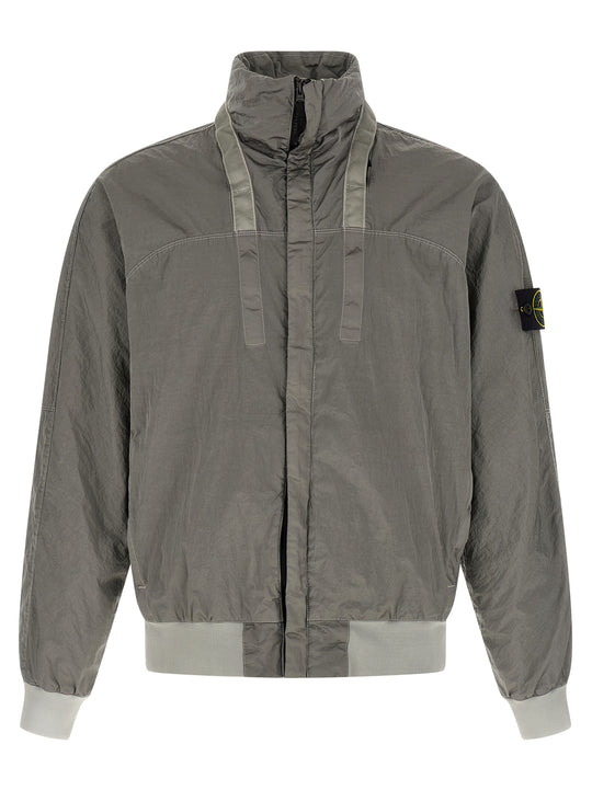 Bomber Nylon Metal Watro Puffer Jackets Grigio