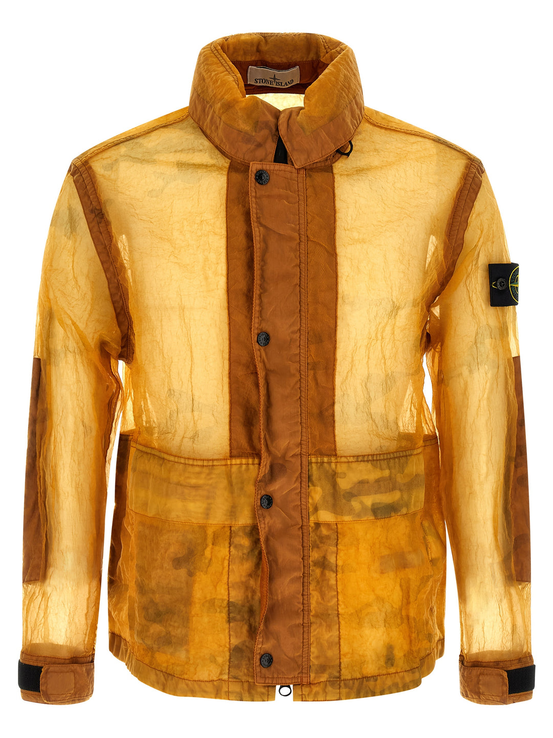 Stone Island Monofilament Mesh Jacket Puffer Jackets - Arancione | fa58bdb3cb9576ddf70487f1e2135c4c5200257b