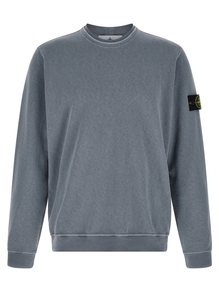 Stone Island Brushed Cotton Felpe - Blu | 0dae13330982a2711f1f495a21eb7058a2600ad6