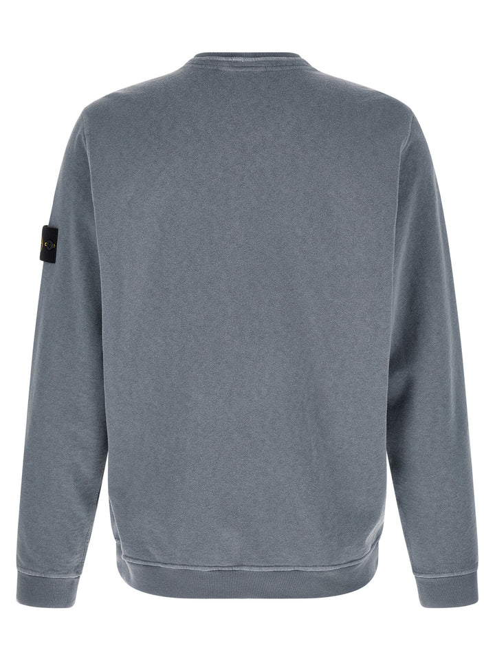 Stone Island Brushed Cotton Felpe - Blu | c27ded9ccd4ddf4126d10e96fffd715977611b2c