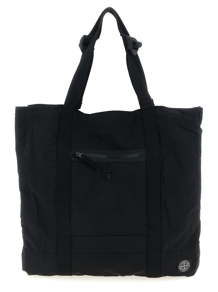 Stone Island 9200012 Tote - Nero | ee2ec8e1b4334ab930092715679648f667a26e44