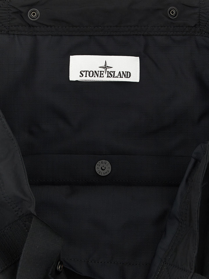 Stone Island 9200012 Tote - Nero | 562f5d94eade6d4ad933a1a7e72073869a5ed176