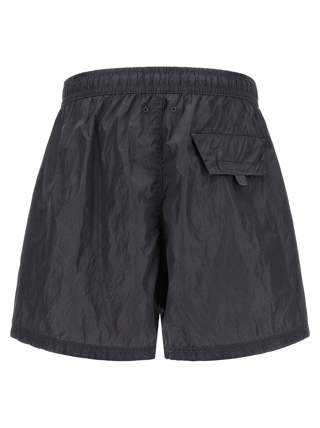 Stone Island Logo Print Swim Shorts Beachwear - Grigio | 349c0e8f6b395b4d8336576e99062528b8806c1f