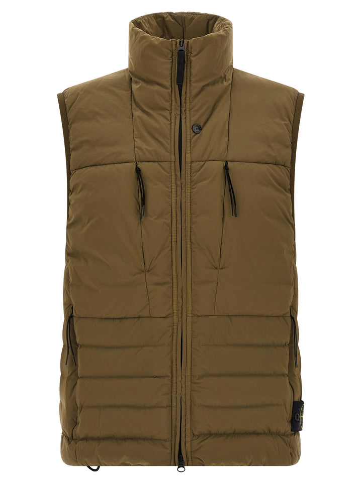 Stone Island G100007 Gilet - Verde | 3a57542eac5a98188592745d2fe09e32c4f4a0ba