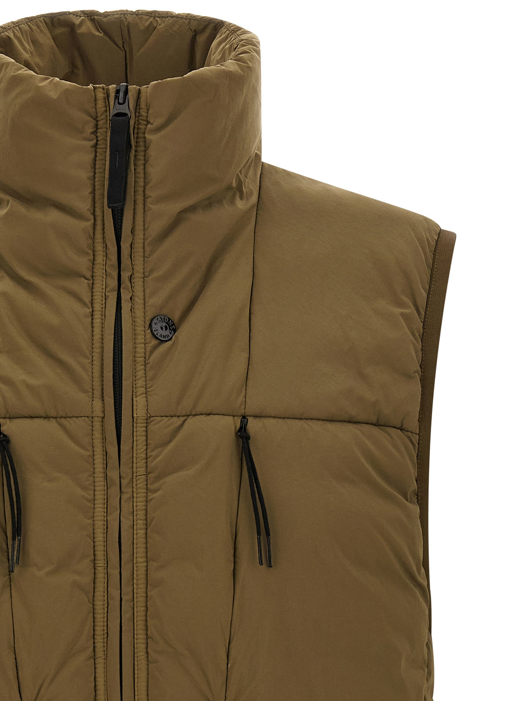 Stone Island G100007 Gilet - Verde | 37ca697352a458e264a24b102e562e2a399d4823