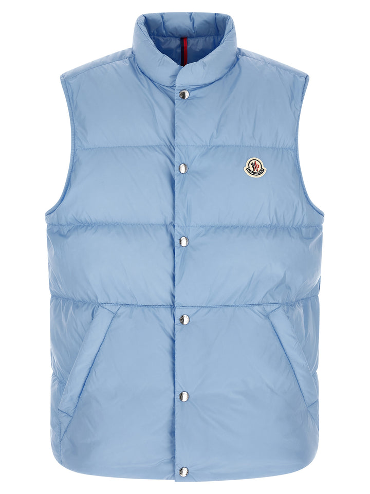 Moncler Tuquerouye Gilet - Celeste | d2b8e4b129291e4091363f54ef237c5a9767c449