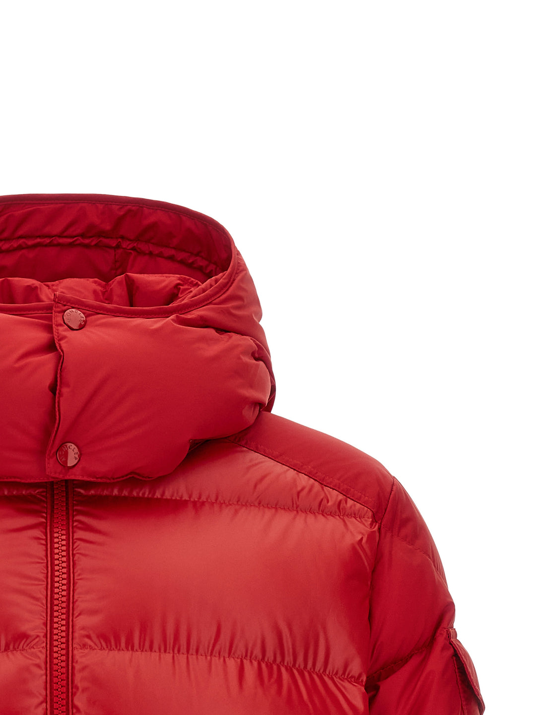 Moncler Moncler Maya Puffer Jackets - Rosso | 66259356b0588aa56767009b4667eec03348c9ca