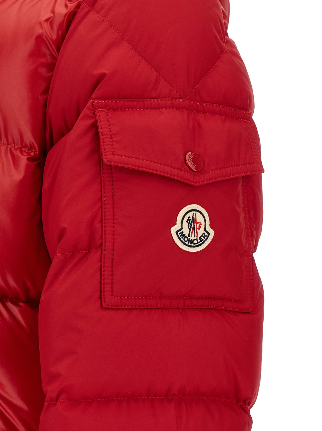 Moncler Moncler Maya Puffer Jackets - Rosso | 44dc8bfbd9719c232e72628088c2443b328aa85d