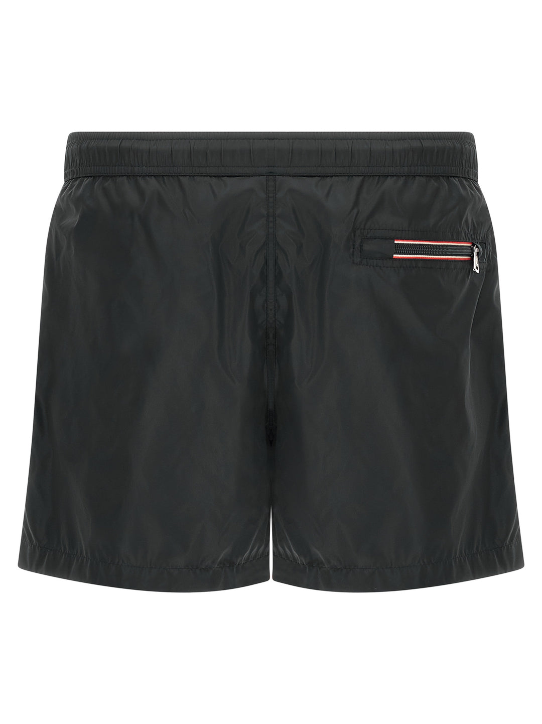 Moncler Logo Patch Swim Shorts Beachwear - Nero | 998909a3ea63fef8a96ff5e772d2731dab8077e4