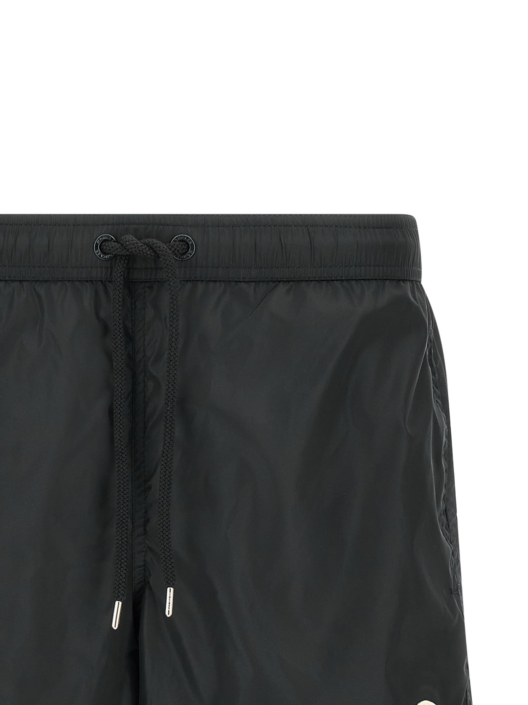 Moncler Logo Patch Swim Shorts Beachwear - Nero | ba97cd5db4c616ea11e1d06aa86da148e683373b