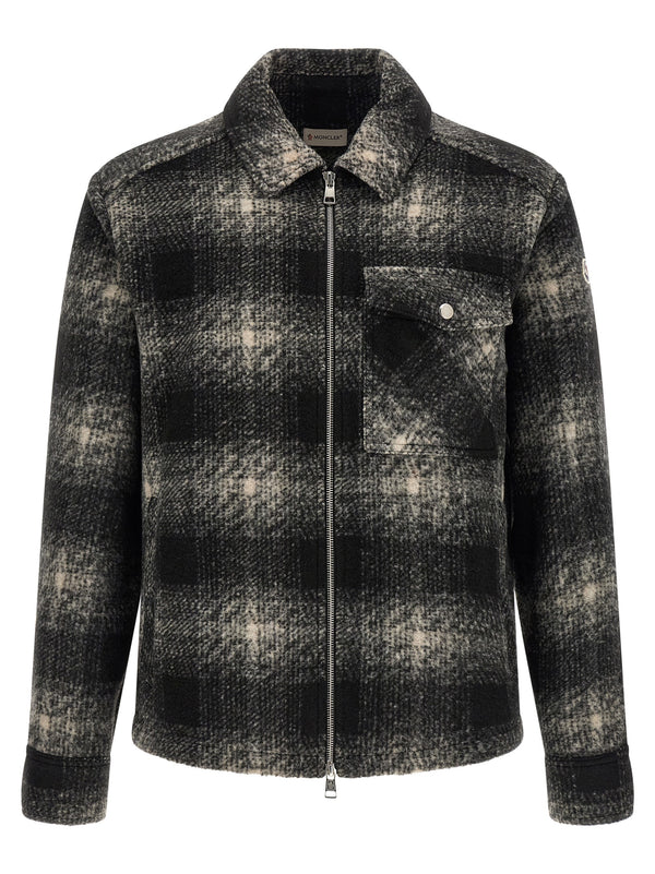 Zip Overshirt Camicie Grigio