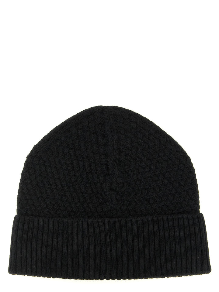 Moncler Basket Stitch Beanie Cappelli - Nero | 35e7c2d73d82917d03930abdd38be995f1475fd4