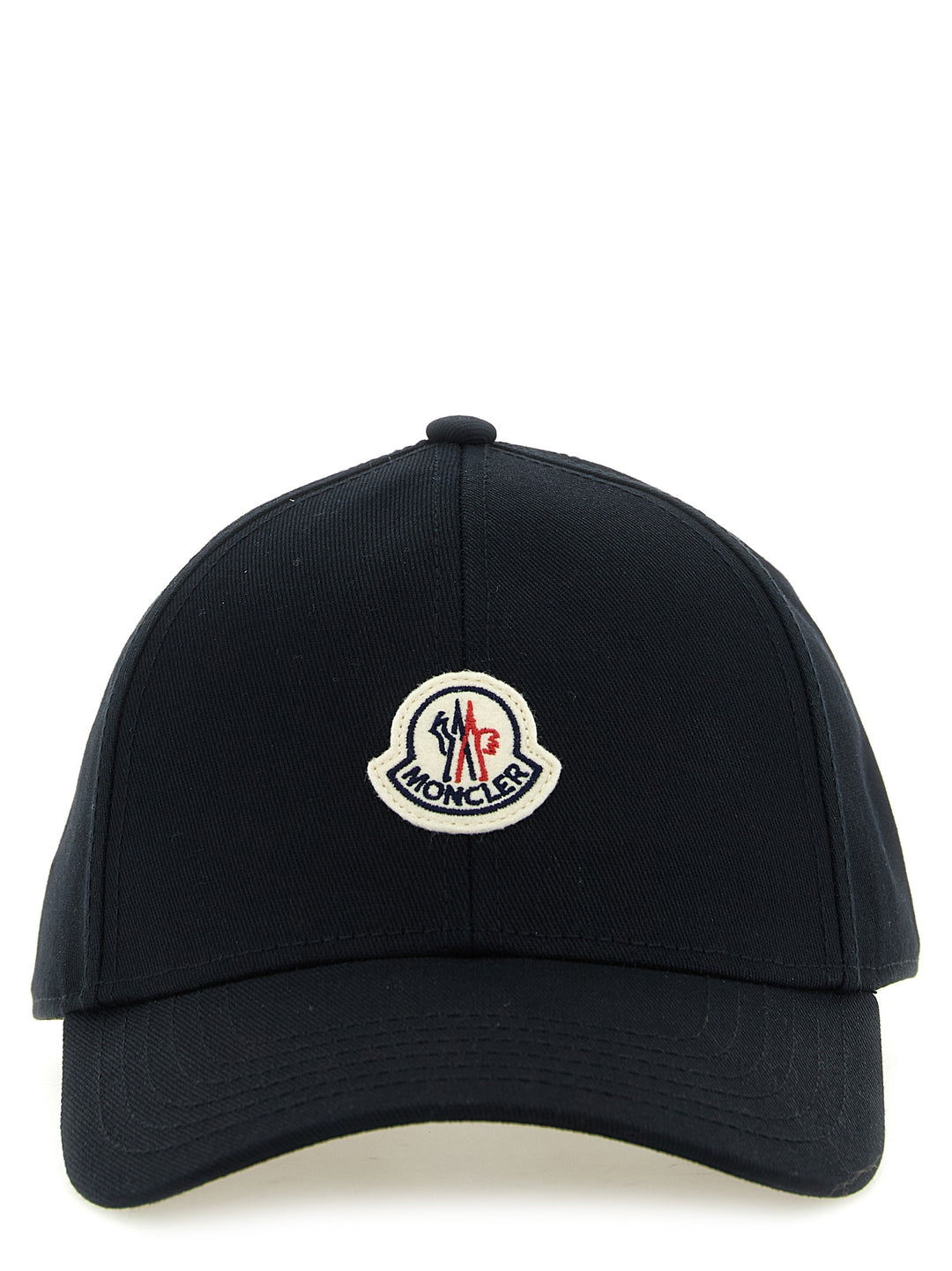 Moncler Hat With Logo Cappelli - Nero | ba00ff62ad63ea0f1d1584034fddd2ded09b39e0