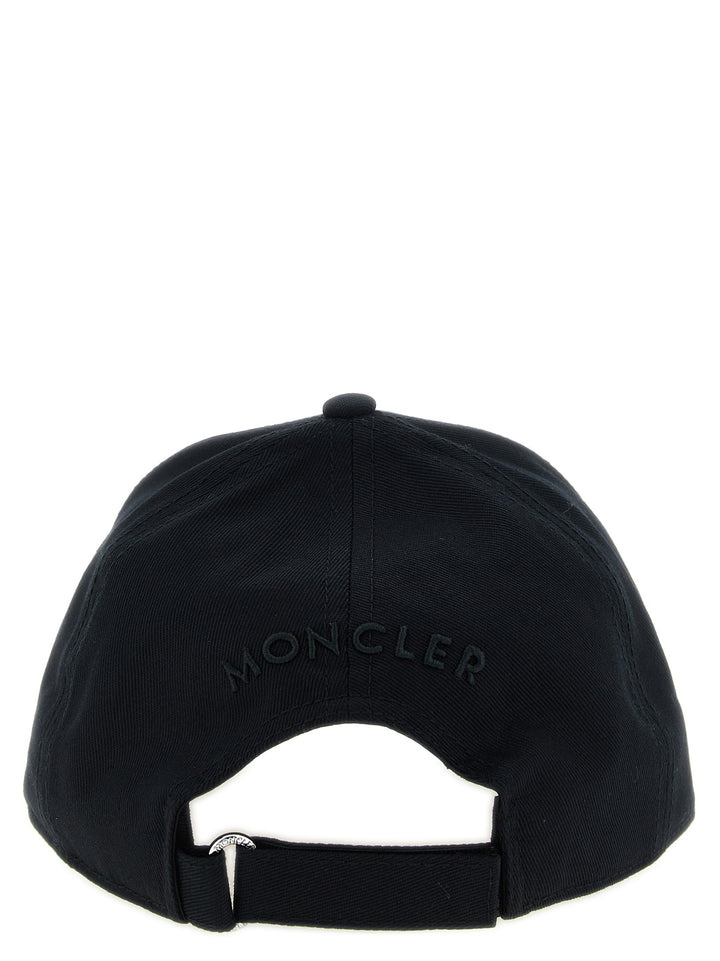 Moncler Hat With Logo Cappelli - Nero | 1415d44eff27bdd128bf142fec15effa54be17e8