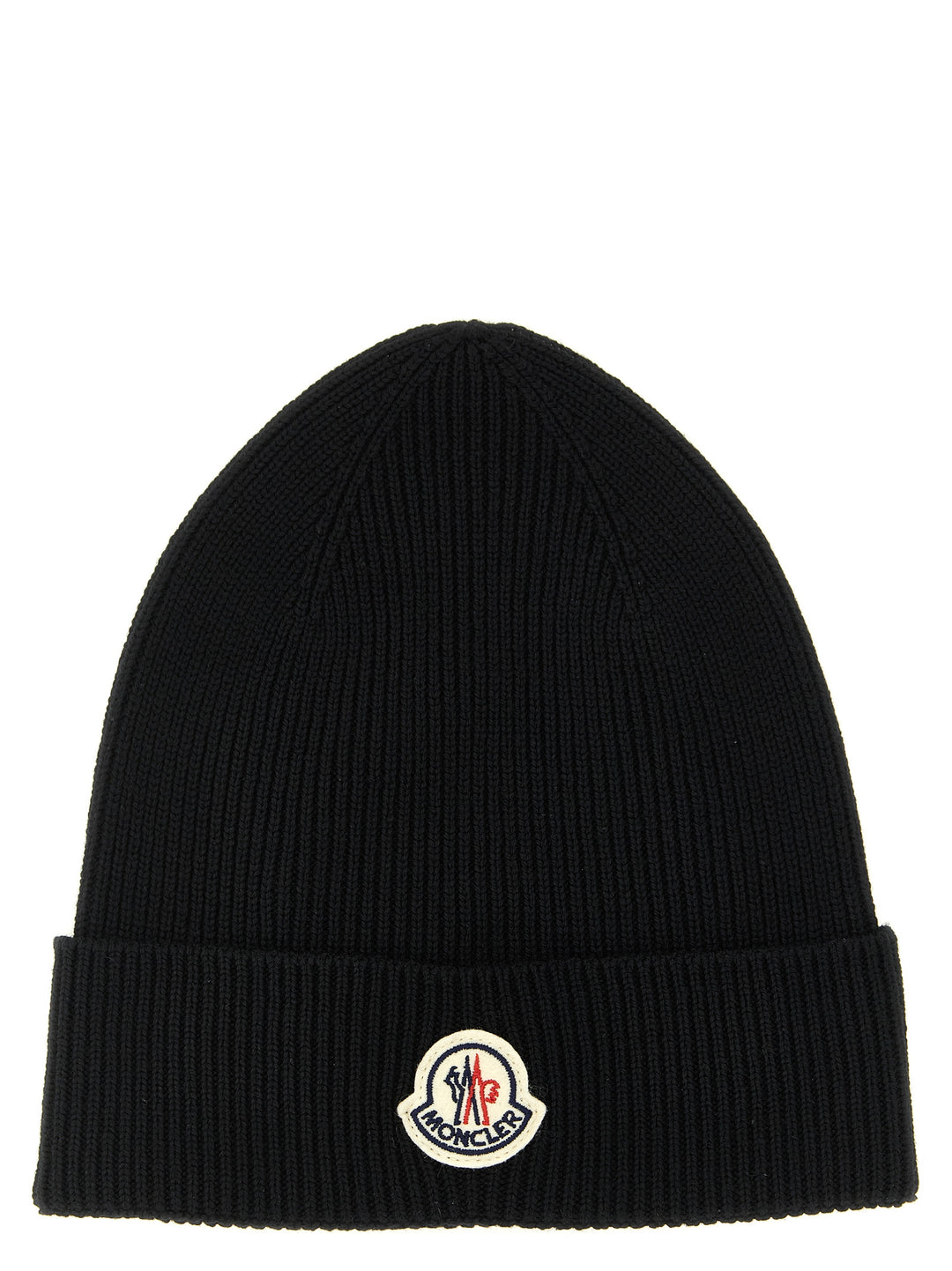 Moncler Wool Beanie Cappelli - Nero | 599ab477aa546b6b1f7a3ae97e03959a0f2d9b36
