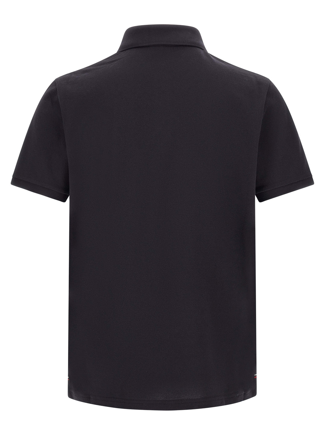 Moncler Triple Logo  Shirt Polo - Blu | c2c4d21d4d789a92e8fc14e623a061bc56467bca