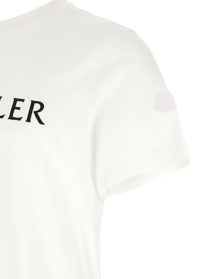 Moncler Graphic Logo T shirt - Bianco | 2f0ea1485671250b31fdfbadf0a52ab1d277a72e