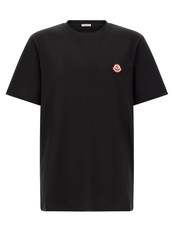 Tricolor Logo T Shirt Nero