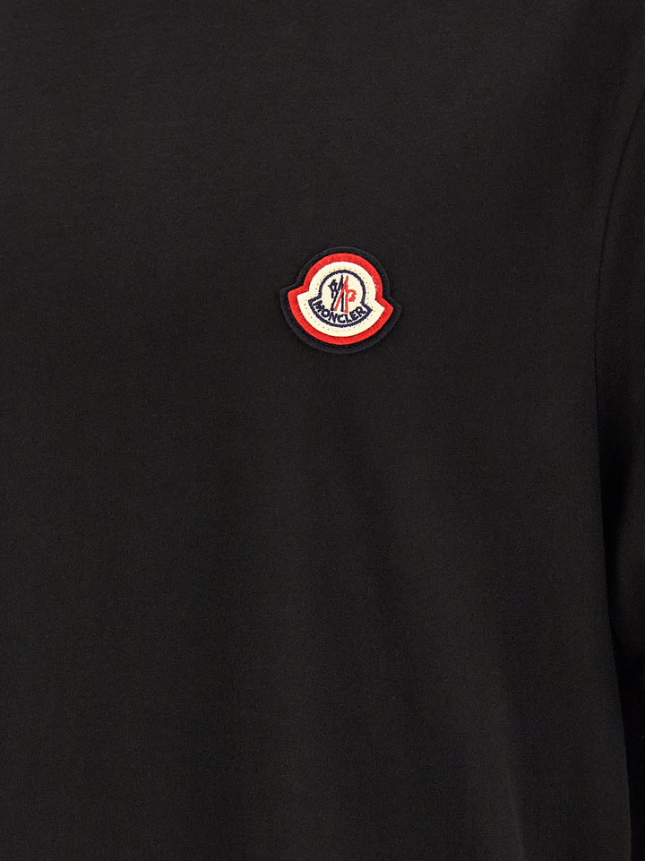 Moncler Tricolor Logo T shirt - Nero | b743406079dfb1952c5729fe0df8f892fc14b92e