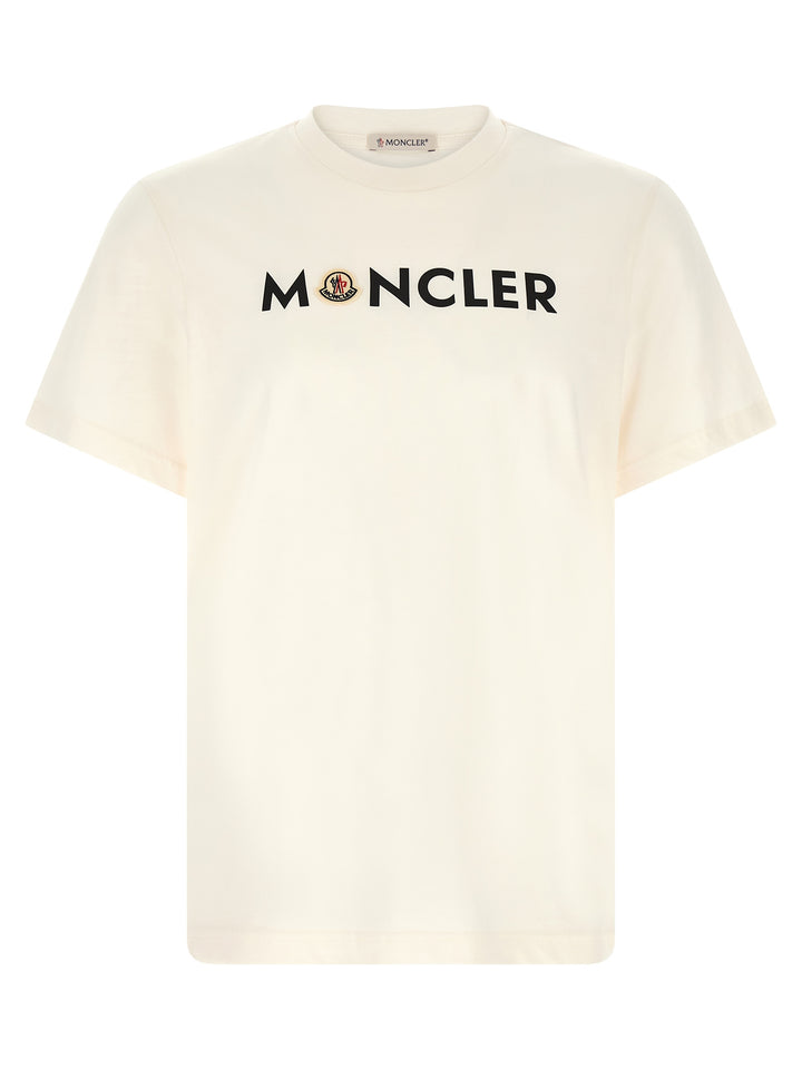 Moncler Logo Print T shirt - Bianco | 5e8071d7b25daa6d0bb3667731552a550117f501