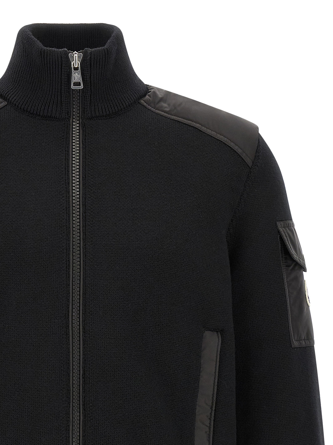 Moncler Padded Wool Zip-Up Maglioni - Nero | cfbdaa56ae2419878de7a170b1c597a07a63649e