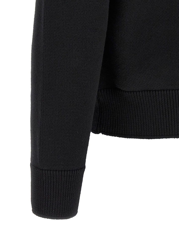 Moncler Padded Wool Zip-Up Maglioni - Nero | 3692472de1bcfcf5e7383c6db4fd1aa8c5670e9f