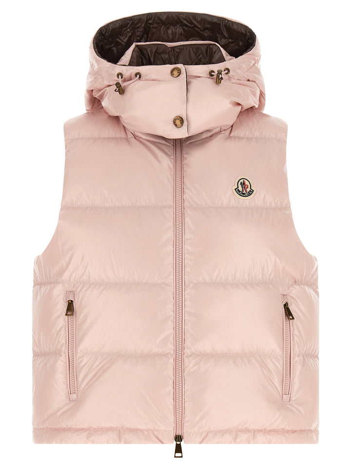 Moncler Niverolle Gilet - Rosa | 33c18168881daf89dc5823d5298a6f20536c184e