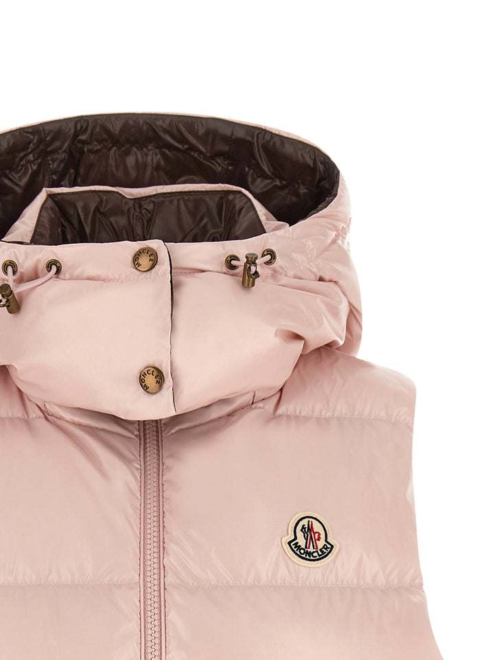 Moncler Niverolle Gilet - Rosa | fc6b6f38da73f5837c3aa9608033e4af652952f9