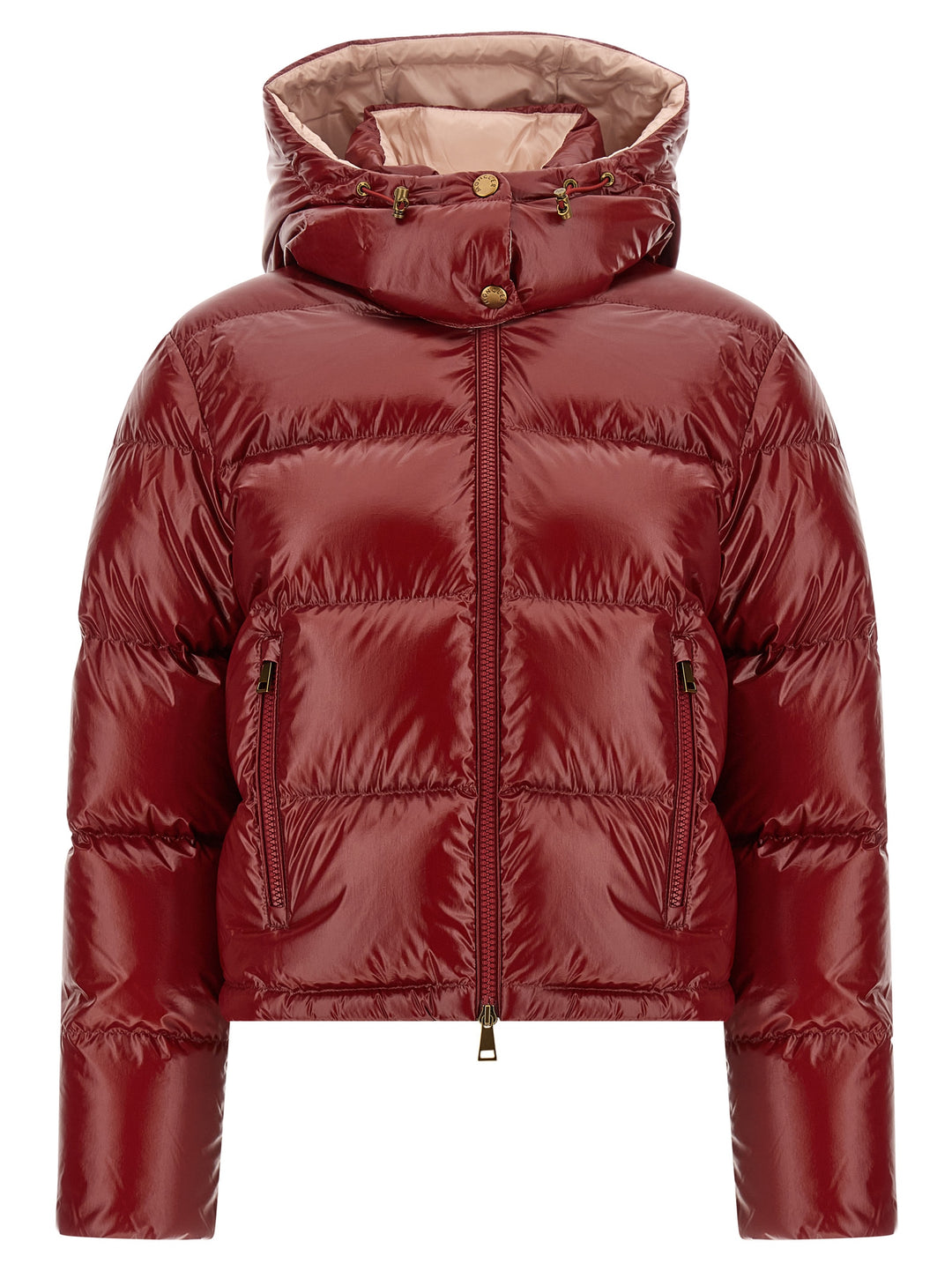 Moncler Nievole Puffer Jackets - Rosso | 33406d180484f13a257a04905befe0f6afa172b2